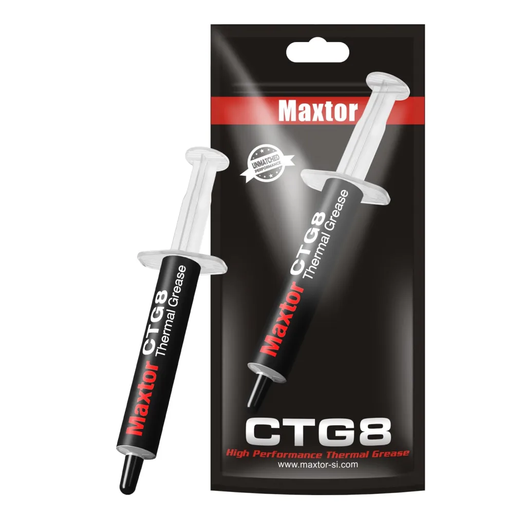 MAXTOR CTG8, 2Gram, Yüksek Performanslı, Termal Macun, Termal İletkenlik: 12.8W/mK