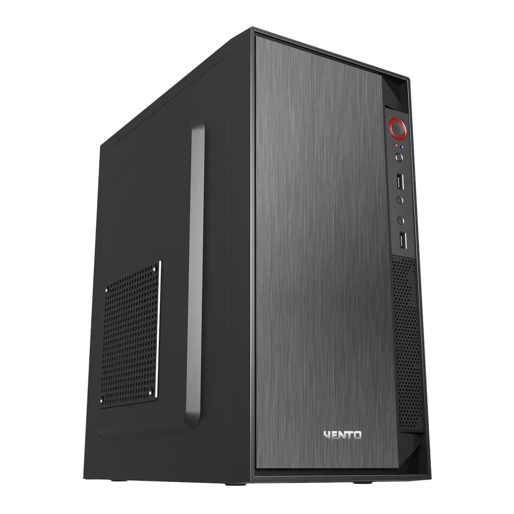 VENTO VS119S, 300W, Siyah, Micro ATX, Tower, Kurumsal, KASA