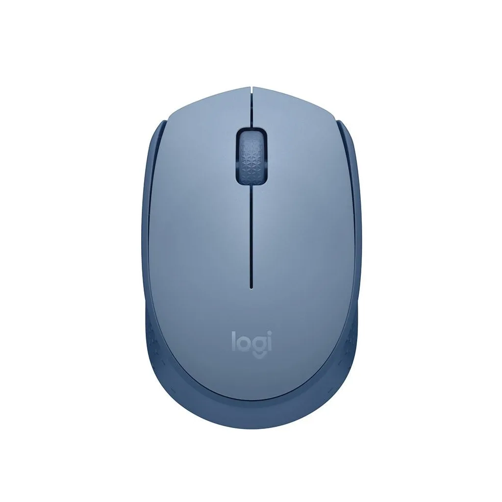 LOGITECH 910-006866, M171 BlueGrey, USB Nano 2,4G Kablosuz, 1000dpi, Optik, 3 Tuşlu, 12ay Pil Ömrü, Mouse