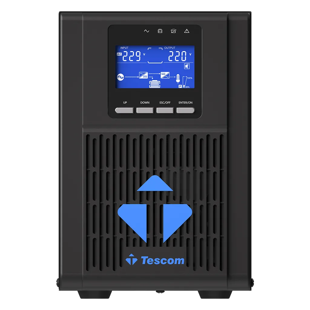 TESCOM NeoLine 1000, 1 KVA Online 1F/1F UPS, (900040100) (2x9A Akü)