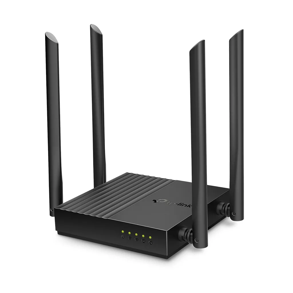 TP-LINK ARCHER C64, AC1200, 4Port, 1200Mbps, Dual Band WiFi, Masaüstü, Gigabit, Router, Access Point