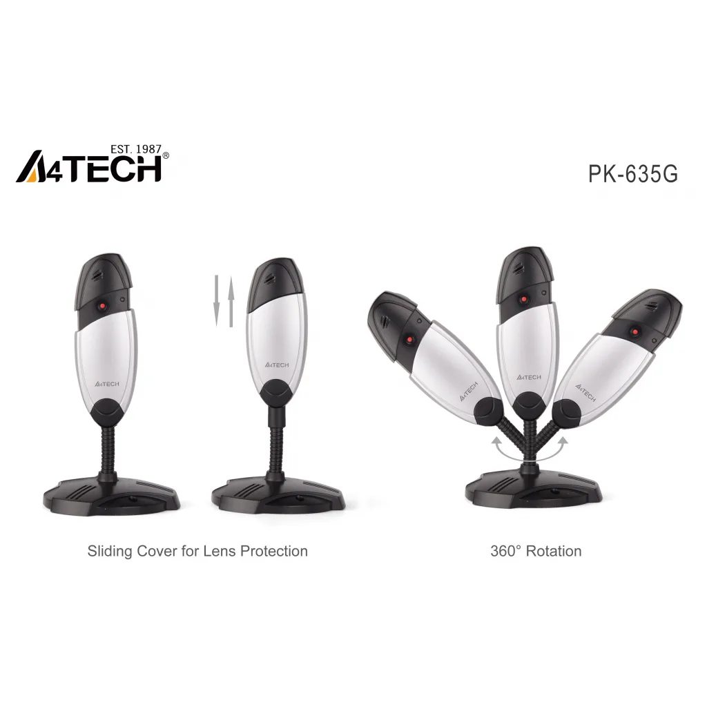 A4 TECH PK-635G 480P Dahili Mikrofonlu USB WEBCAM