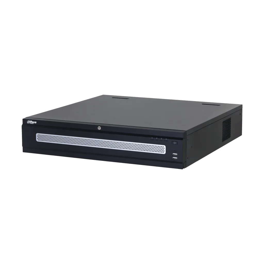 DAHUA NVR608RH-64-XI, 64Kanal, 32Mpix, H265+, 8 HDD, 1080P Kayıt, 1280 Mbps Bant Genişliği, 2 Port 2500 Mbps LAN, RAID 0