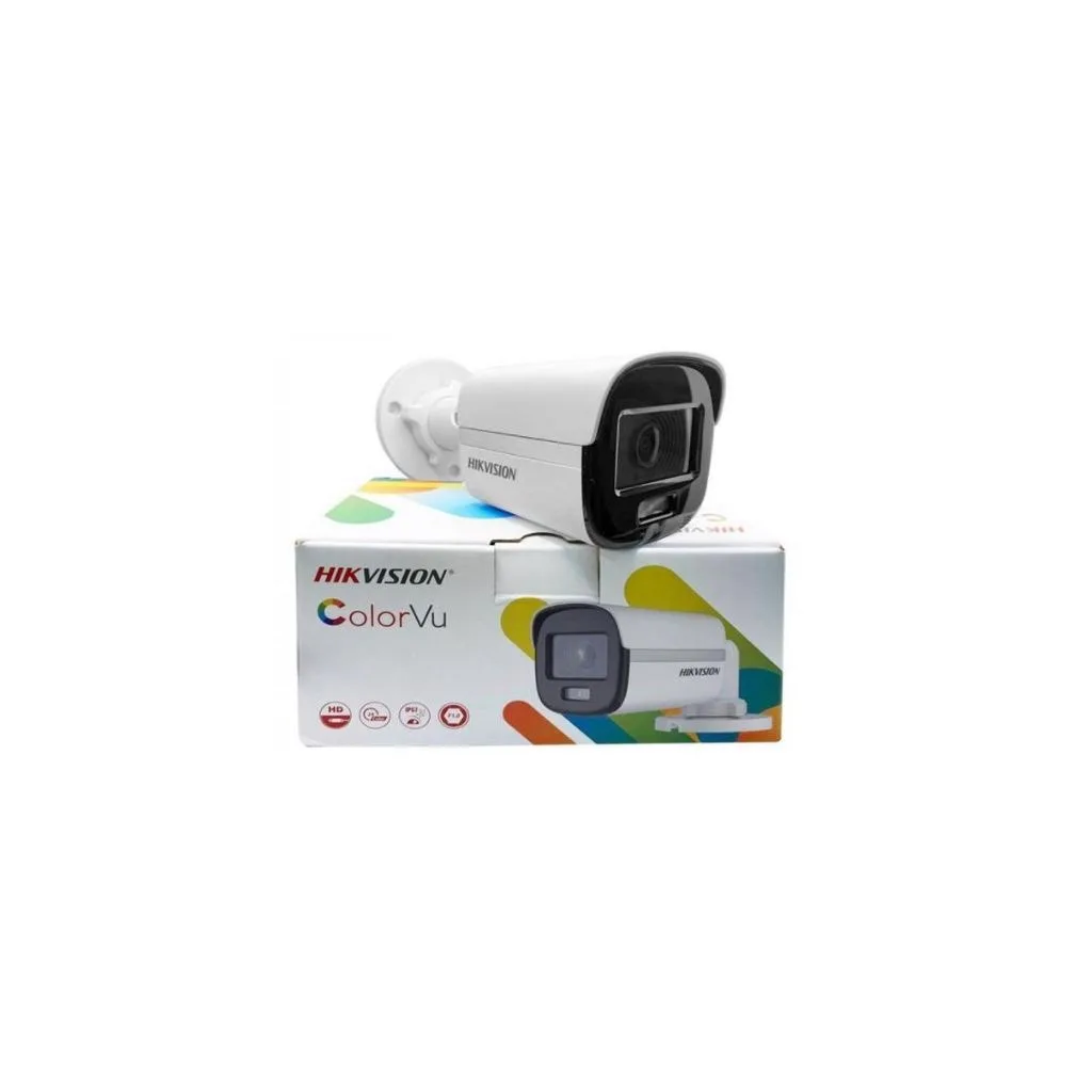 HIKVISION DS-2CE10DF0T-PF, 2Mpix, 3.6mm Lens, 20Mt Gece Görüşü, Full Time Color, Color Vu, IP67, Bullet Kamera