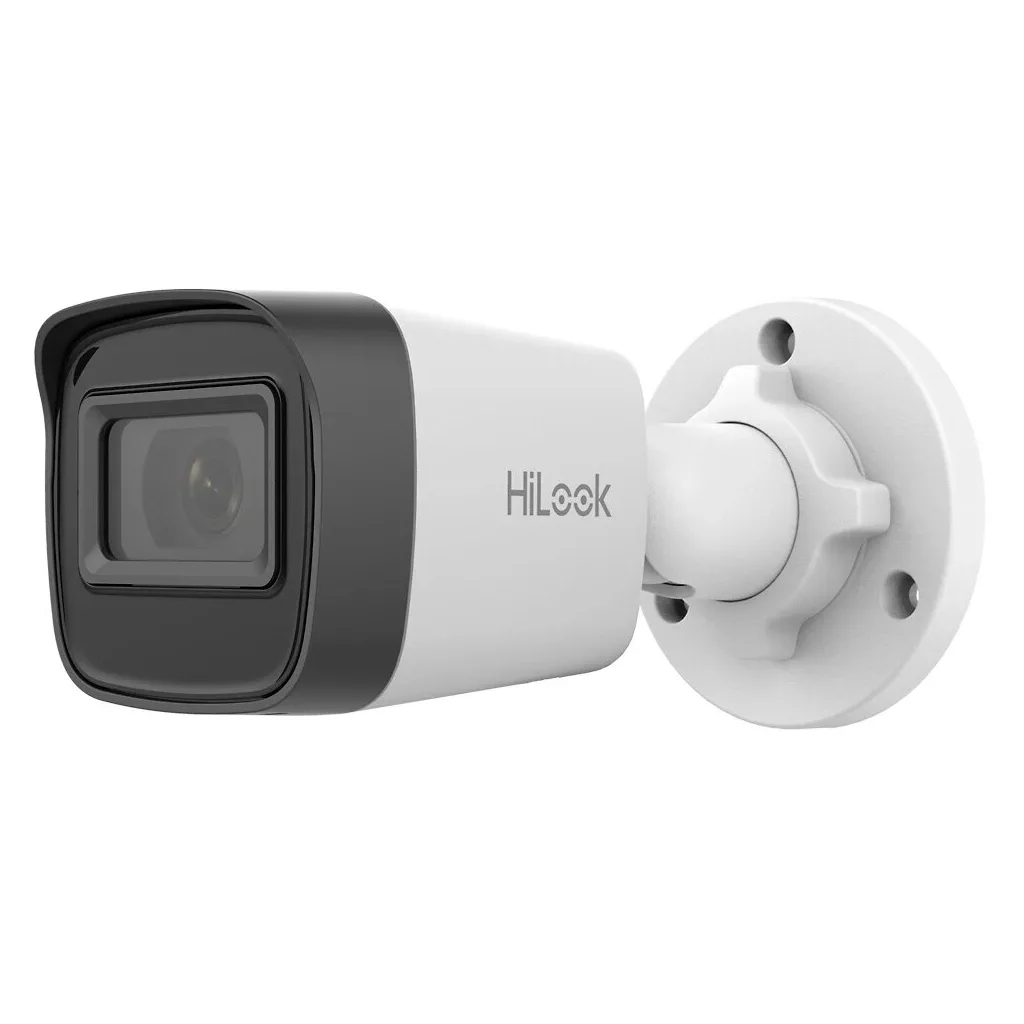 HILOOK IPC-B121H-C, 2Mpix, 2.8mm Lens, H265+, 30Mt Gece Görüşü, PoE, Bullet, IP Kamera