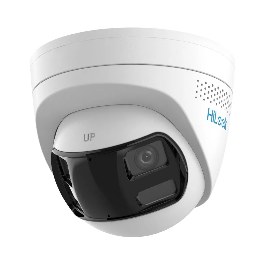HILOOK IPC-T269HAD-LUF/SL, 6Mpix,2,8mm Dual Lens, H265+, Dual Light, 30Mt Gece Görüşü, Dahili Mikrofon, PoE, IP67, Dome, IP Kamera