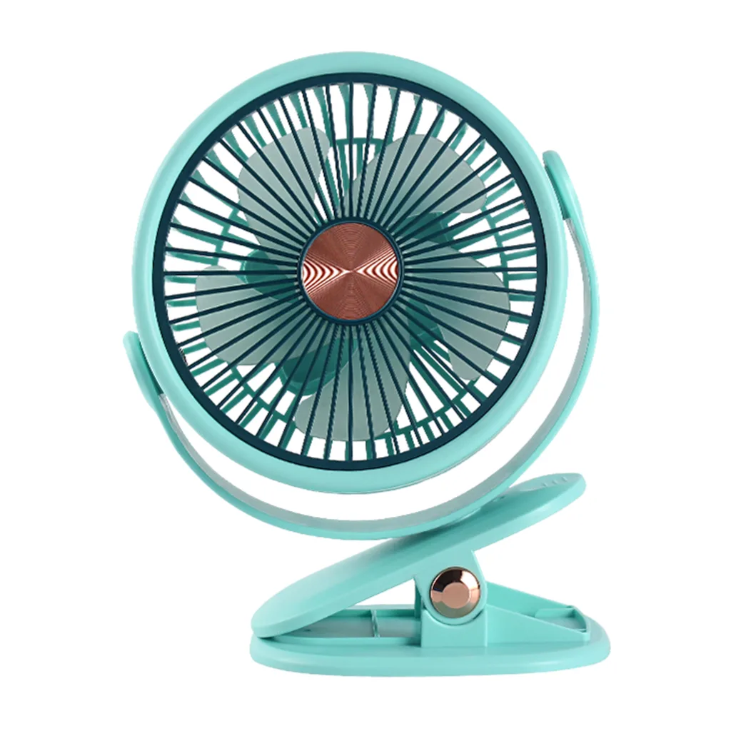 FENY FN-F70, YEŞİL, 3 Kademeli Hız, Mandal Ayak, 360derece Dönüş, 6" Kanat, Masaüstü, Dahili 1800mAh Bataryalı, Type-C Ş