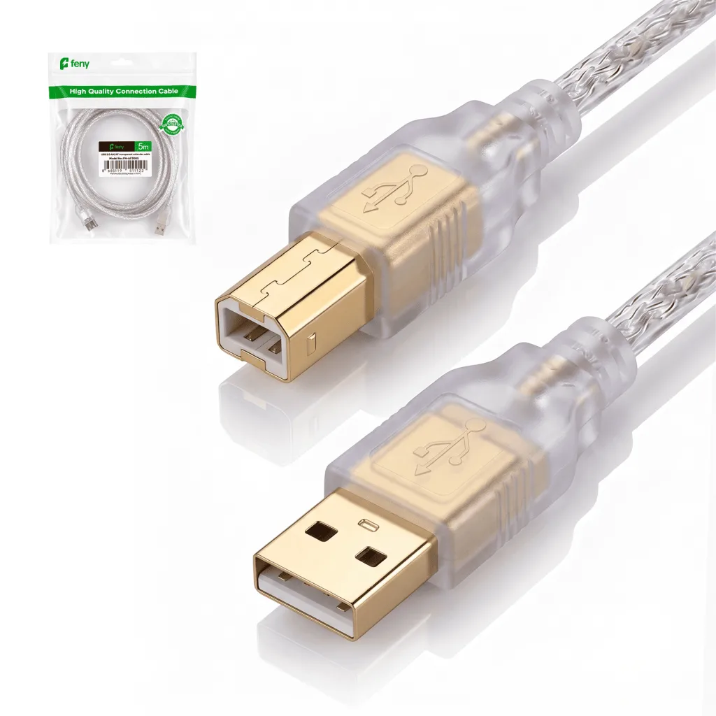 FENY FN-U3015, USB Yazıcı Kablosu, %100 Bakır, 1.5 Metre