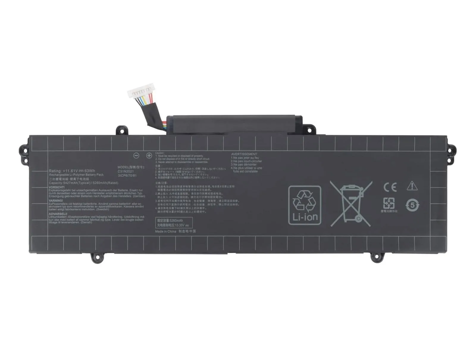 RETRO Asus UX5401E, C31N2021 Notebook Bataryası