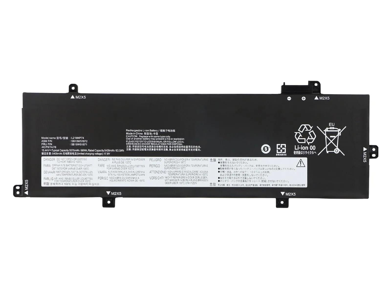 RETRO Lenovo ThinkPad T16 Gen1, L21M4P74 Notebook Bataryası