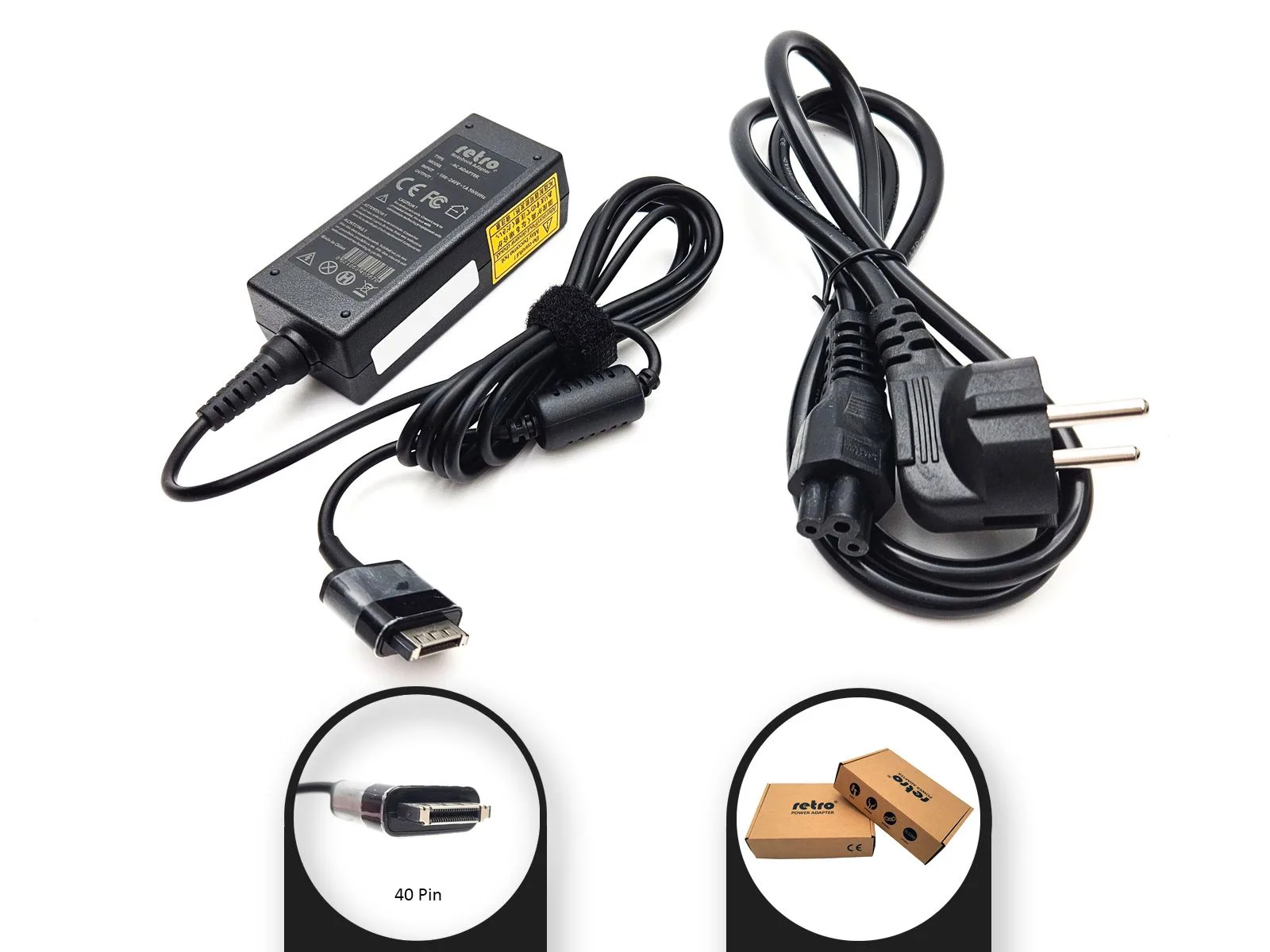 RETRO Dell 19.5V 1.54A 30W 40 Pin Tablet Adaptörü