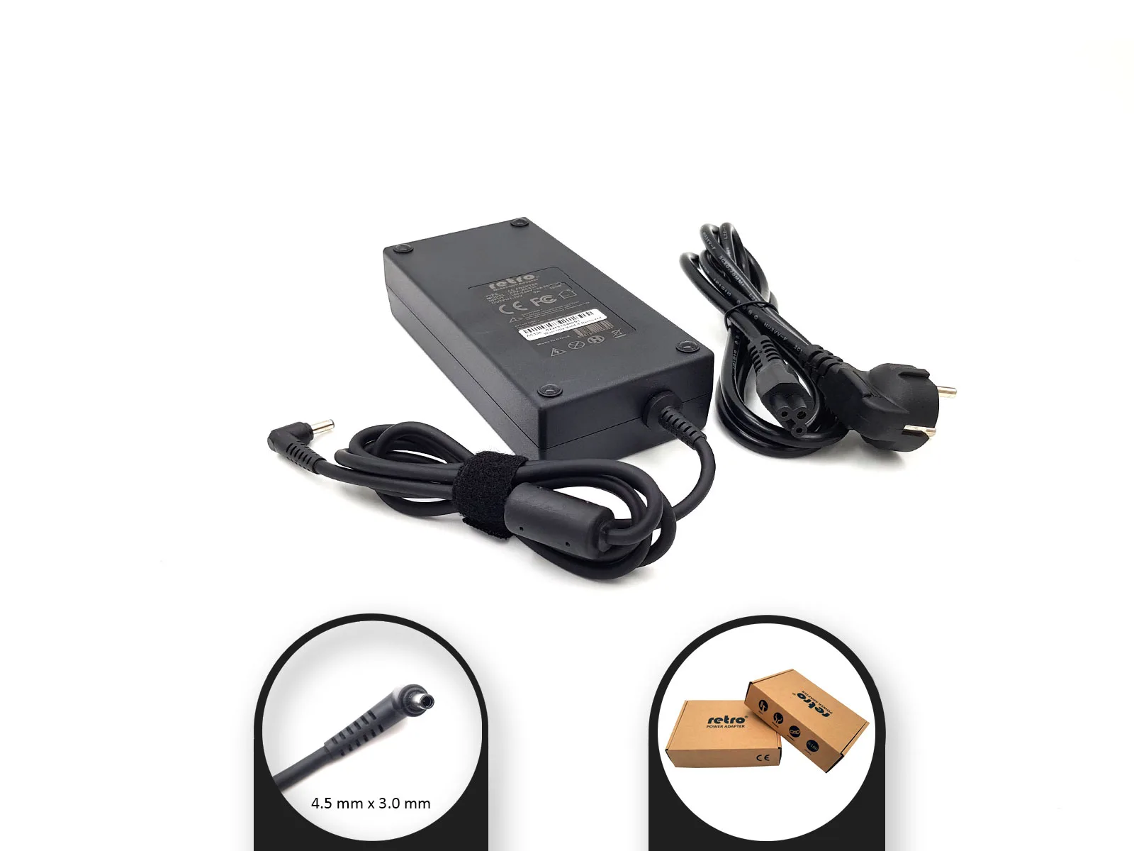 RETRO MSI 20V 9A 180W 4.5mm Pinli Uç Notebook Adaptör RPA-AC333
