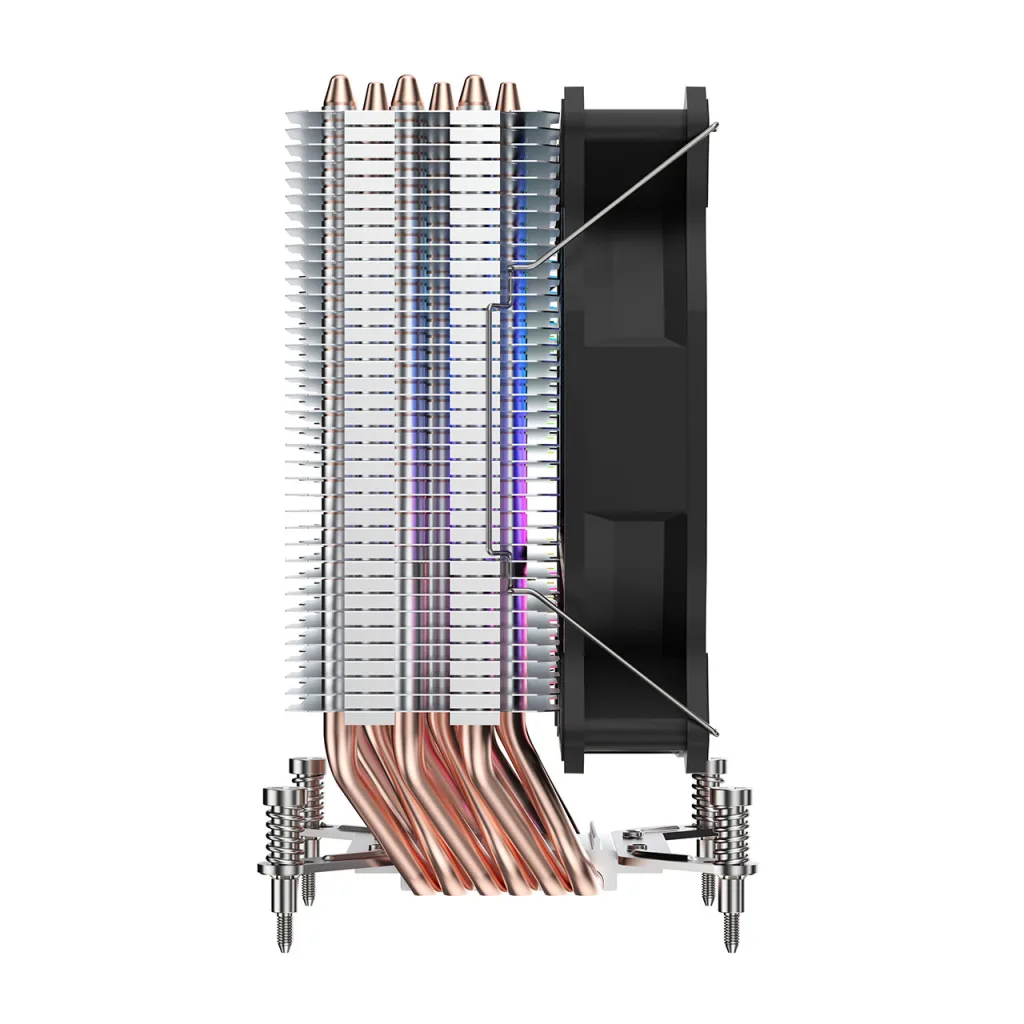 FSP NC5, ARGB, 120mm, CPU, Kule Tipi Hava Soğutma, Sessiz Çalışma, Doğrudan Temas Tasarımlı 6 adet Bakır Isı Borusu, (AM