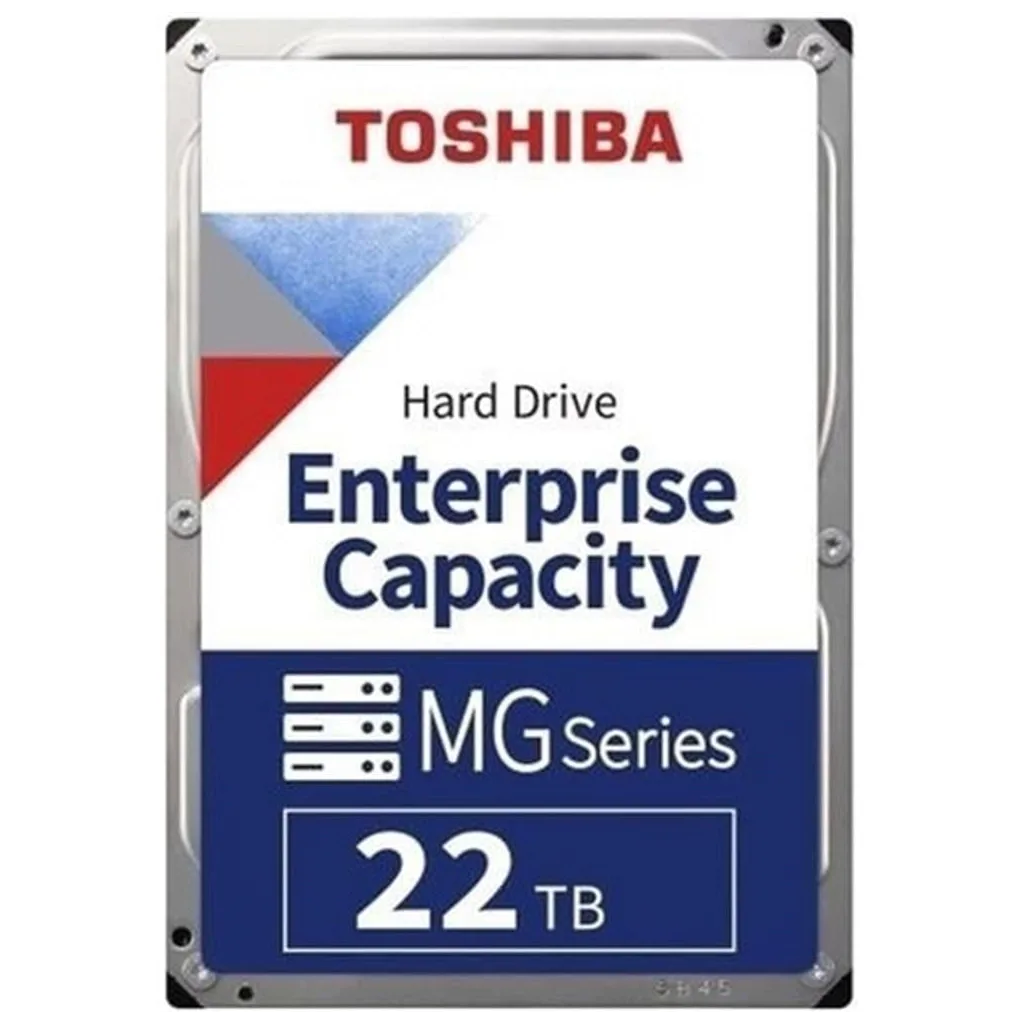 TOSHIBA ENTERPRISE, MG11ACA22TE, 3.5", 22TB, 1024Mb, 7200 Rpm, 7/24 Güvenlik, Data Center, Nas, Server, HDD (Türkiye Dis