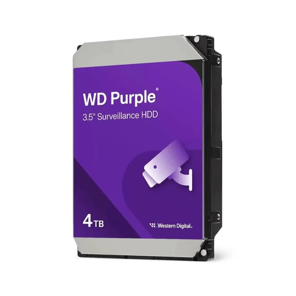 WD PURPLE WD44PURZ 3,5" 4TB, 128Mb, 5400 Rpm, 7/24 Güvenlik HDD (Türkiye Distribütörü Garantili)