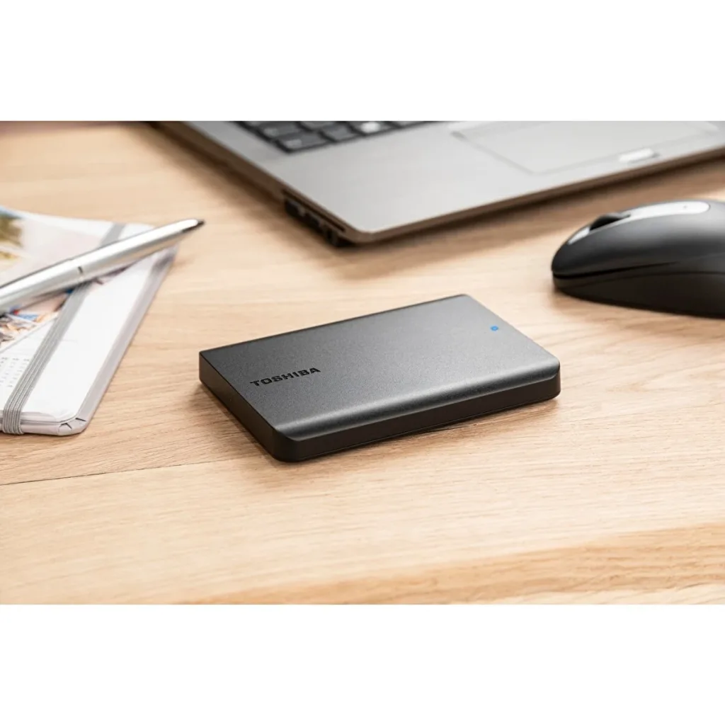 TOSHIBA HDTB510EK3AA, Canvio Basic, 1TB, 2.5" USB 3.2, Taşınabilir, Harici HDD, (Black)