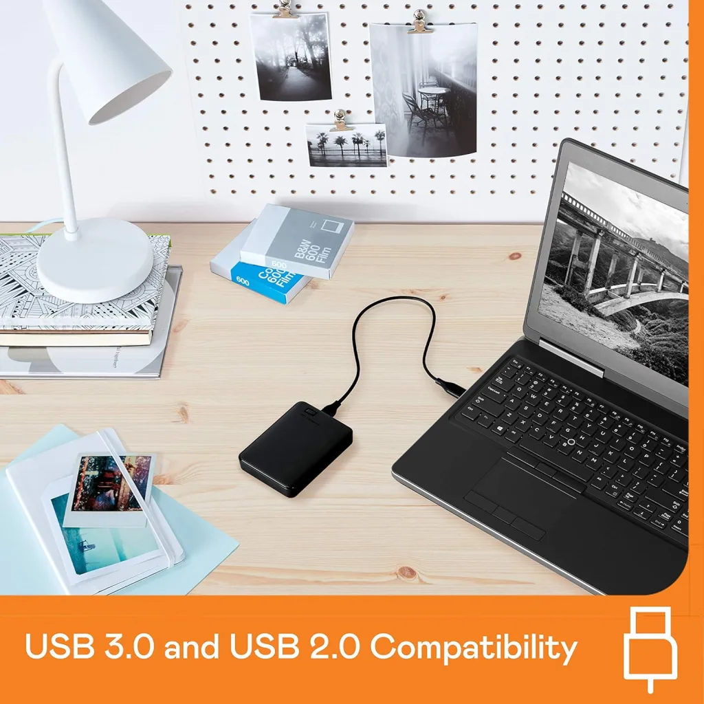 WD WDBU6Y0050BBK-WESN, Elements, 5TB, 2.5", USB3.0, Taşınabilir, Harici HDD, Siyah (Türkiye Distribütörü Garantili)