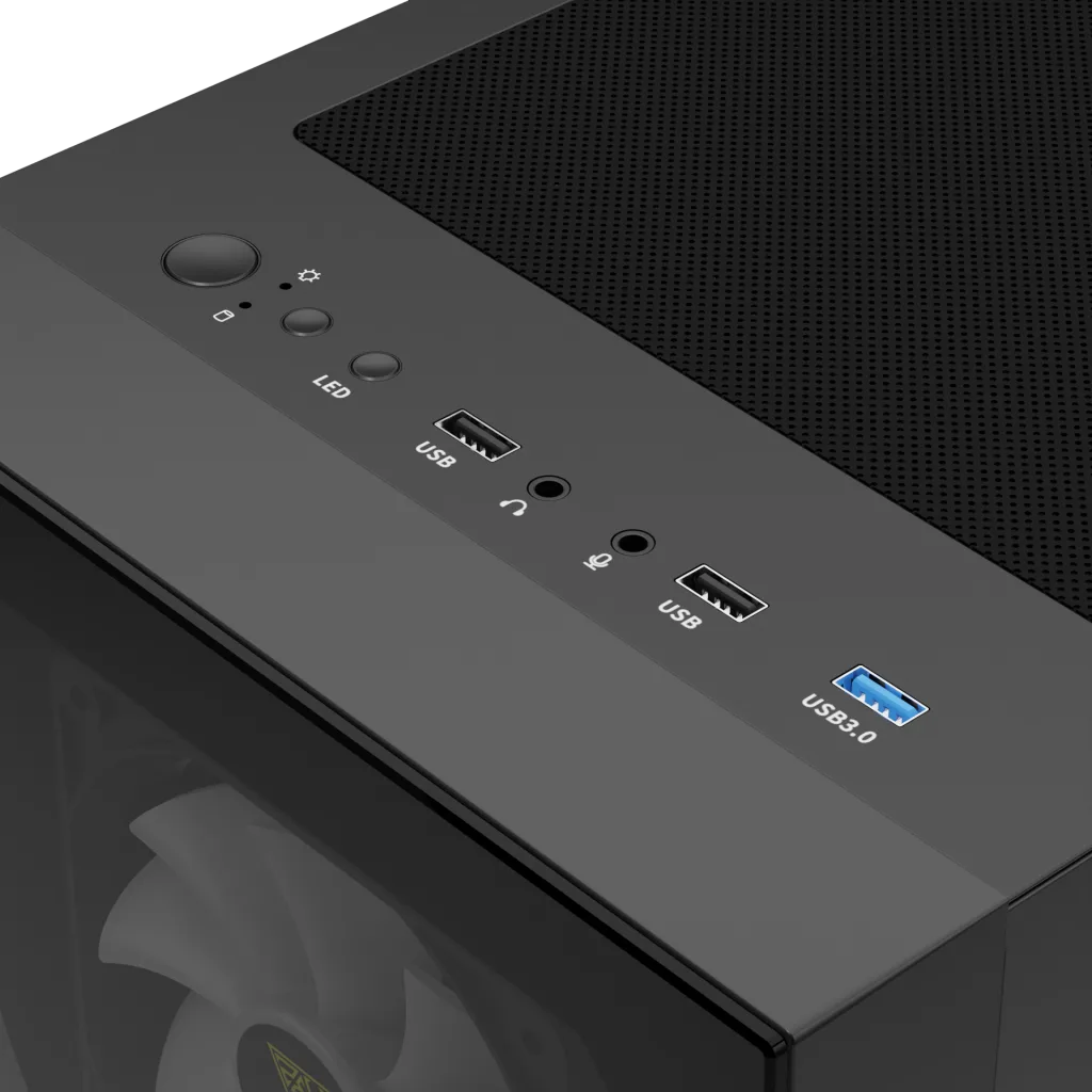 GAMDIAS TALOS E2 Elite, 850W, 80+ Bronze, Tempered Glass, ARGB, ATX GAMING KASA