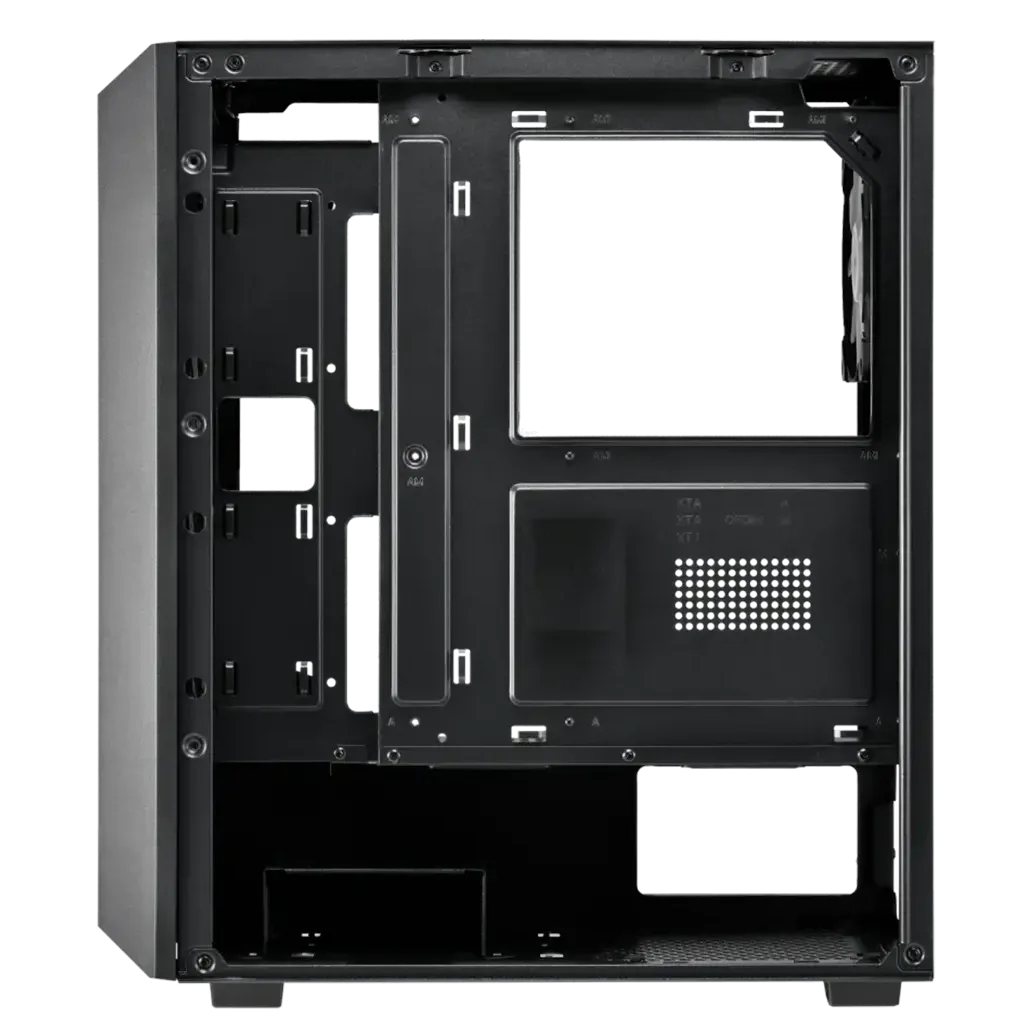 VENTO VG3400S, 650W, 80Plus, Siyah, Temperli Cam, RGB, ATX, Tower, GAMING KASA