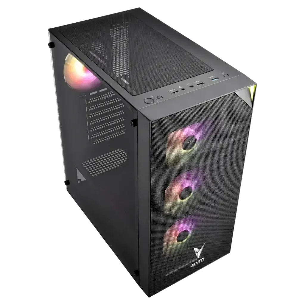 VENTO VG4200S, 850W, 80 Plus, Siyah, Temperli Cam, RGB, ATX, Tower, GAMING KASA