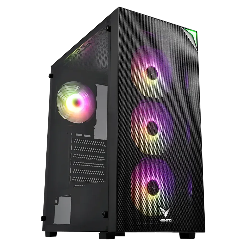 VENTO VG4200S, 850W, 80 Plus, Siyah, Temperli Cam, RGB, ATX, Tower, GAMING KASA