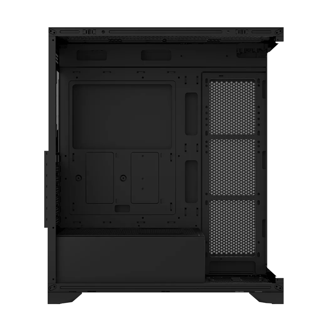 VENTO VG4202FLA, 850W, 80 Plus Siyah, Temperli Cam, RGB, Mesh, ATX, Akvaryum Tipi, GAMING KASA