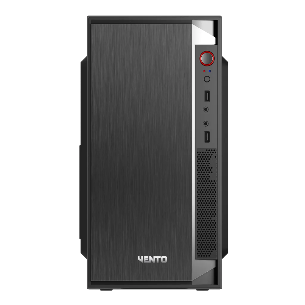 VENTO VS119S, 400W (Peak), Siyah, Micro ATX, Tower, Kurumsal, KASA