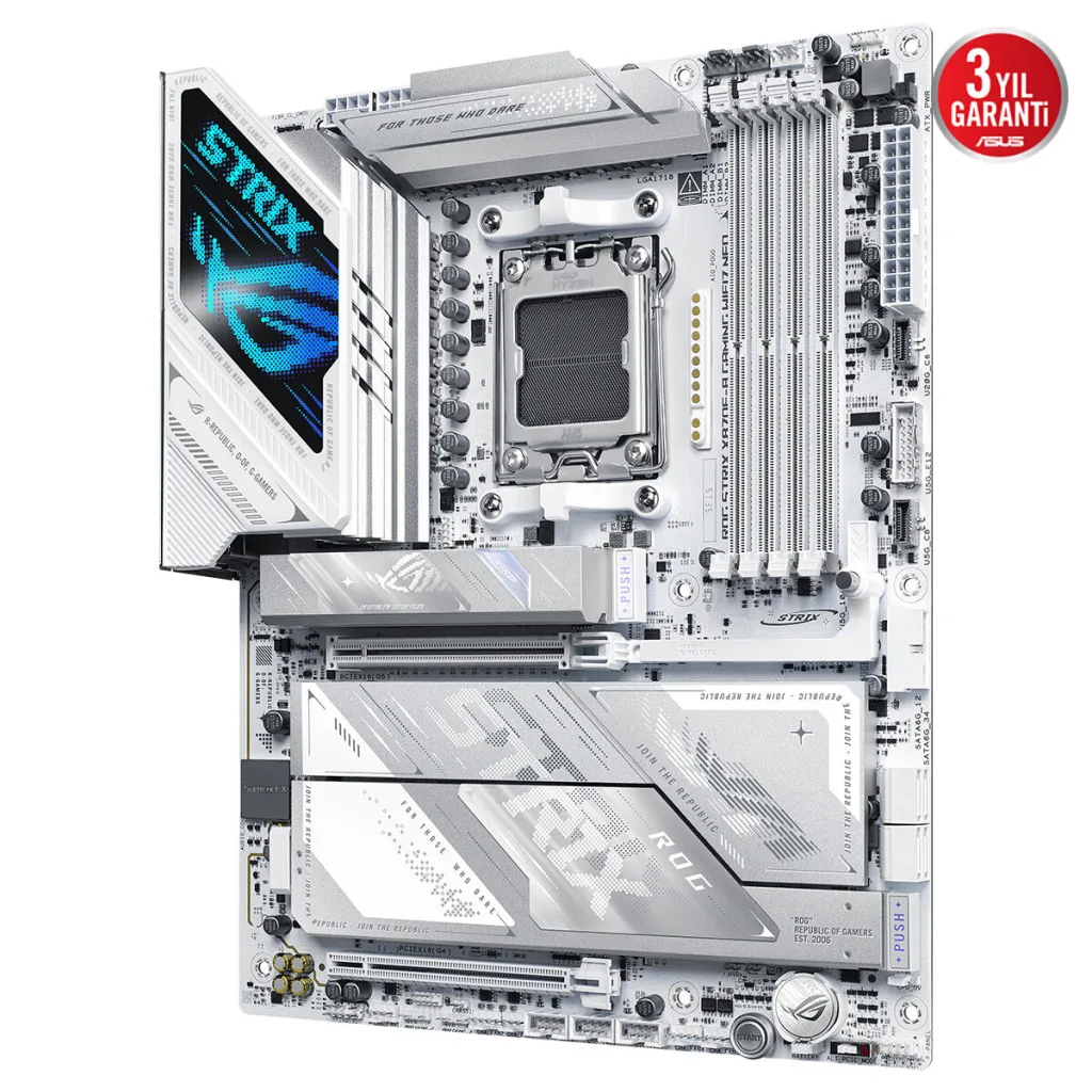 ASUS ROG STRIX X870E-A GAMING WIFI7 NEO, 4xDDR5, 4xM.2, HDMI, DP, Type-C, PCIe 5.0, 2xWi-Fi 7, Bluetooth v5.4, AM5 Soket