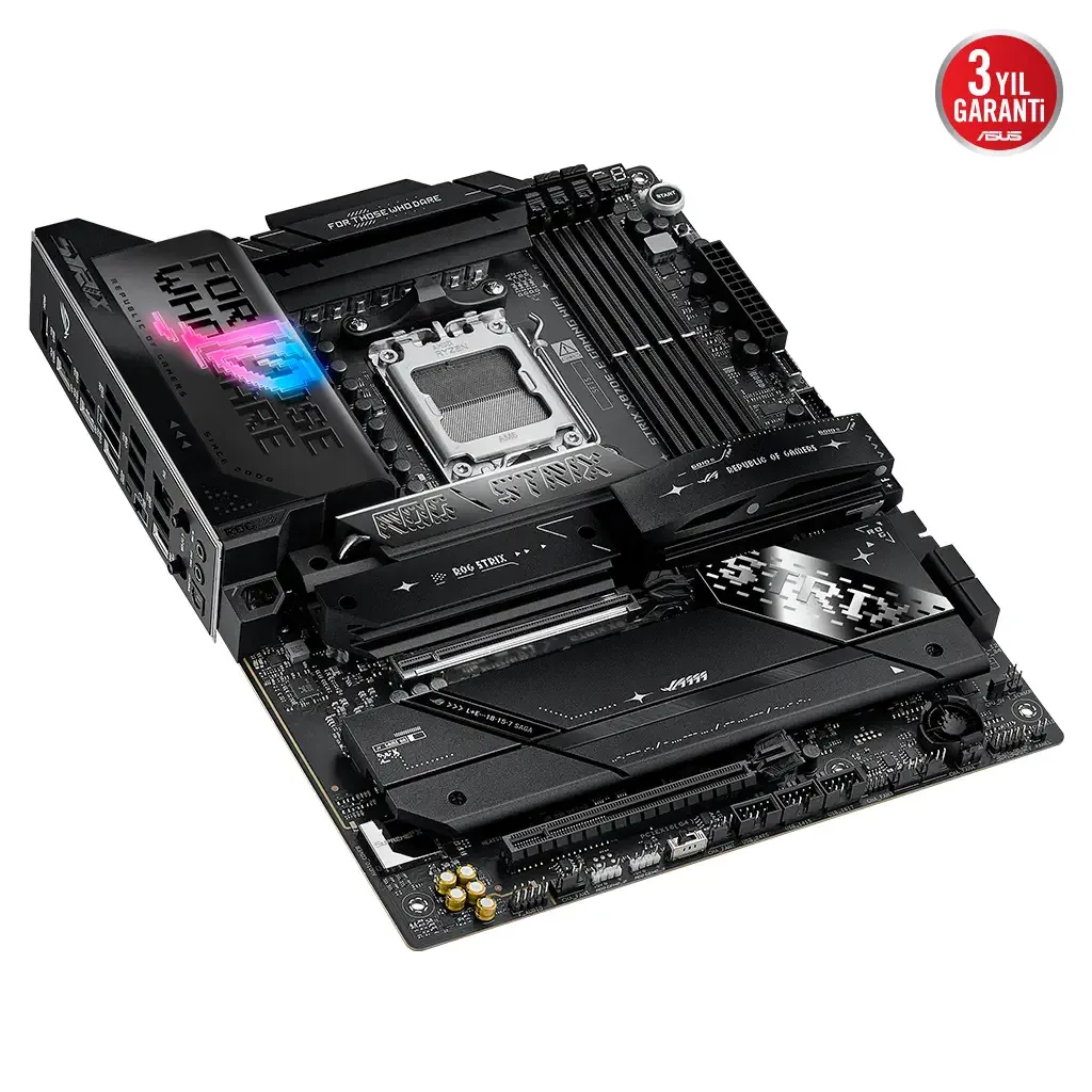 ASUS ROG STRIX X870E-E GAMING WIFI, 4xDDR5, 5xM.2, HDMI, DP, Type-C, PCIe 5.0, 2xWi-Fi 7, Bluetooth v5.4, AM5 Soket GAMI