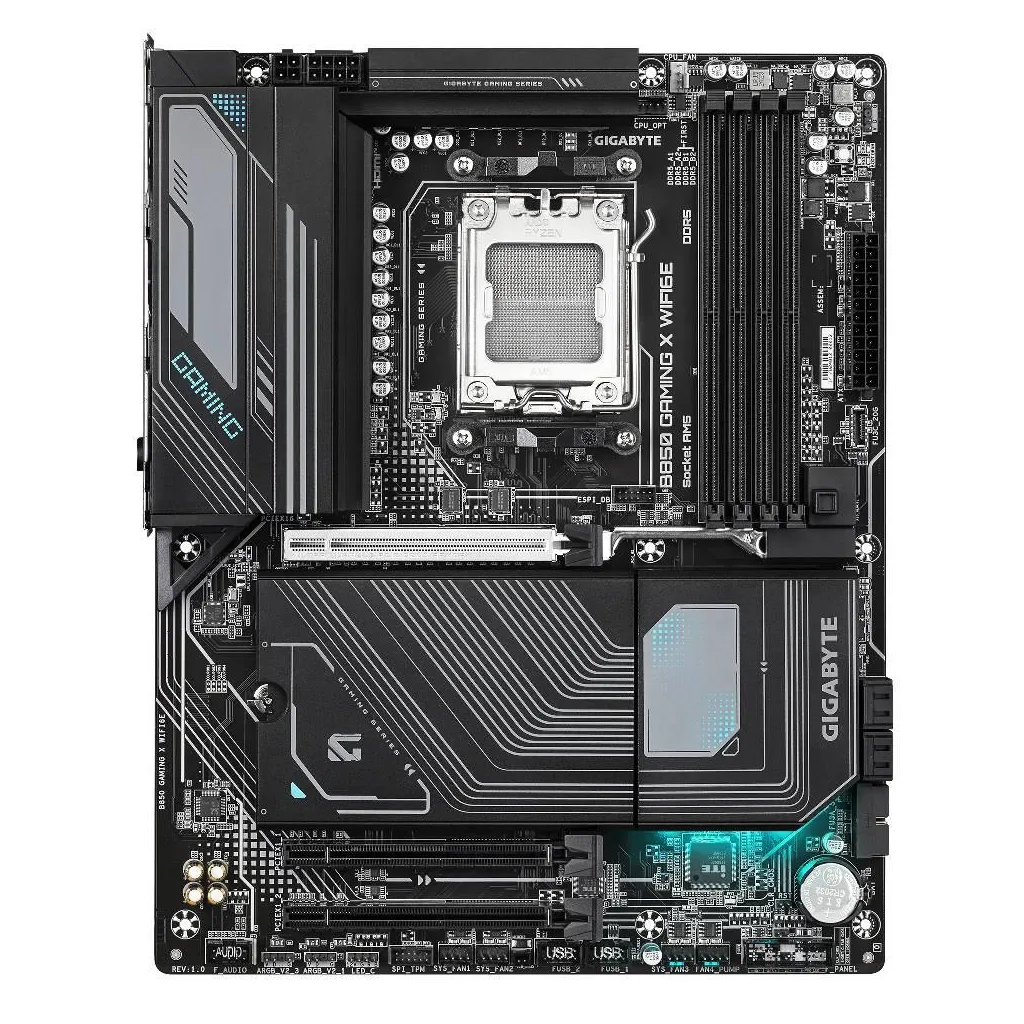 GIGABYTE B850 GAMING X WIFI6E, 4xDDR5, 3xM.2, DP, HDMI, Type-C, Wi-Fi6E, Bluetooth 5.3, AM5 Soket GAMING Anakart