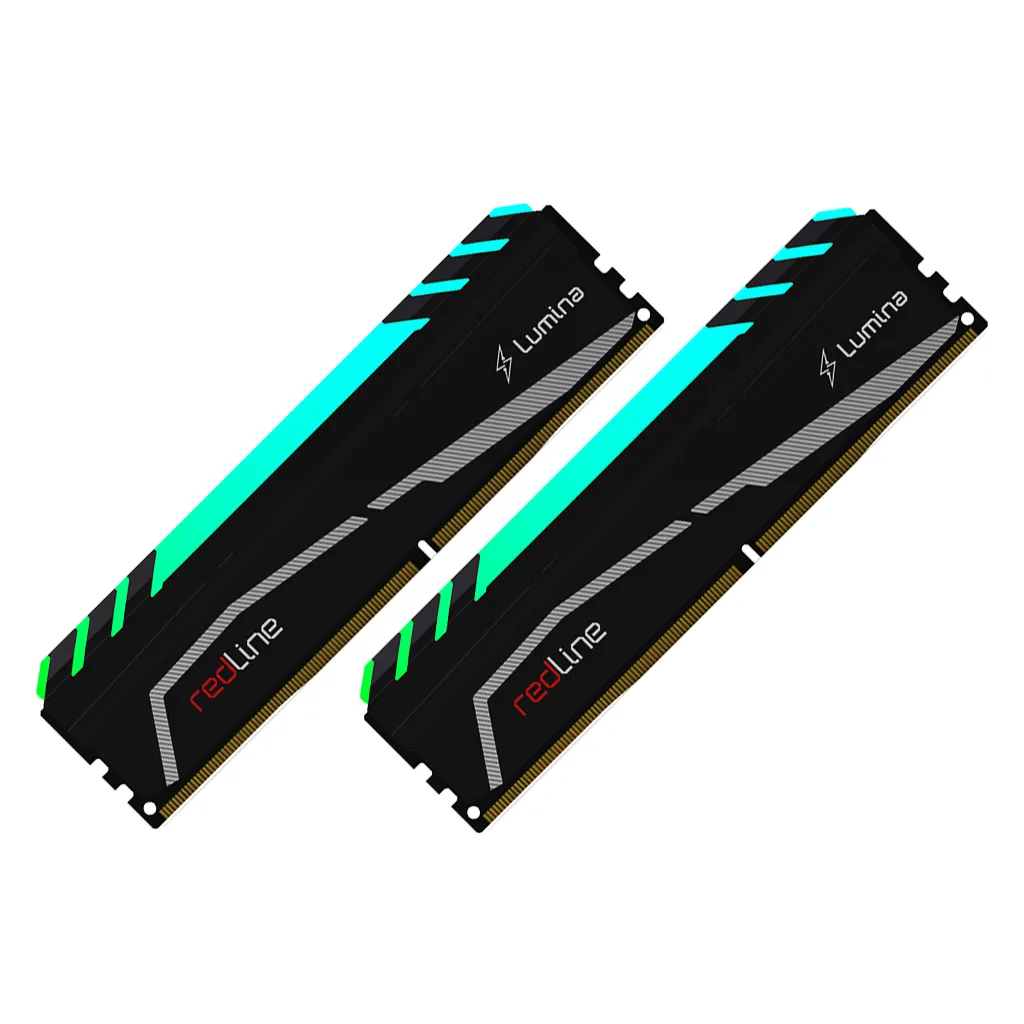 MUSHKIN redLine Lumina, MLA4C360JNNM8GX2, 2x8Gb Kit, 3600Mhz, DDR4, CL18, RGB, Desktop Gaming RAM (Soğutuculu)