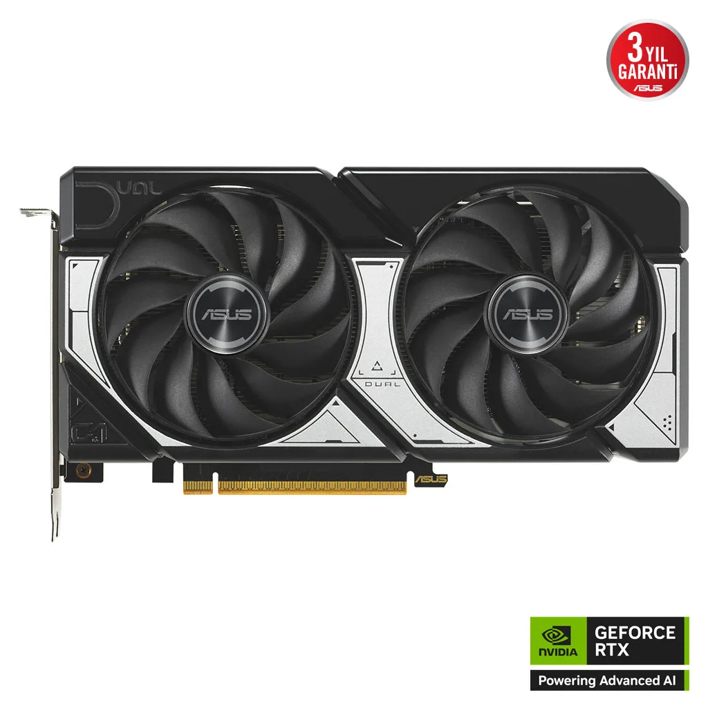ASUS DUAL-RTX5060-O8G, 8Gb, 128Bit, GDDR7, 1xHDMI, 3xDP GAMING Ekran Kartı