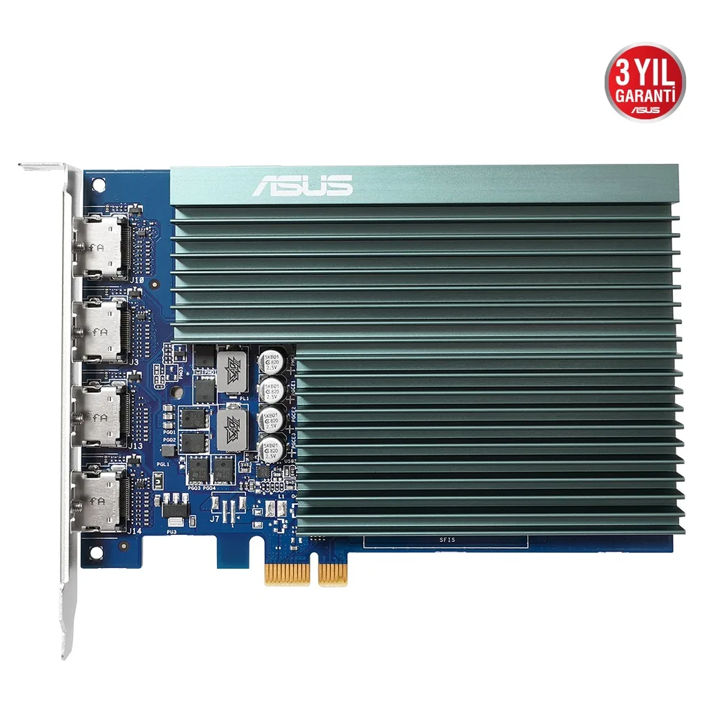 ASUS GT730-4H-SL-2GD5, 2Gb, GDDR5, 64Bit, 4xHDMI Ekran Kartı