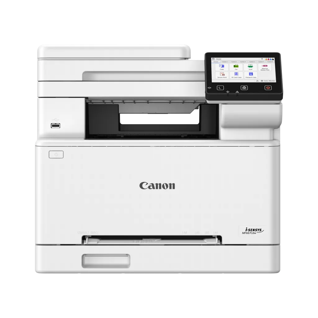 CANON i-SENSYS MF667CDW, Renkli Lazer Yazıcı, Tarayıcı, Fotokopi, Fax, Wifi, Lan, Duplex, ORİJİNAL TONERLİ, TÜRKİYE Dist