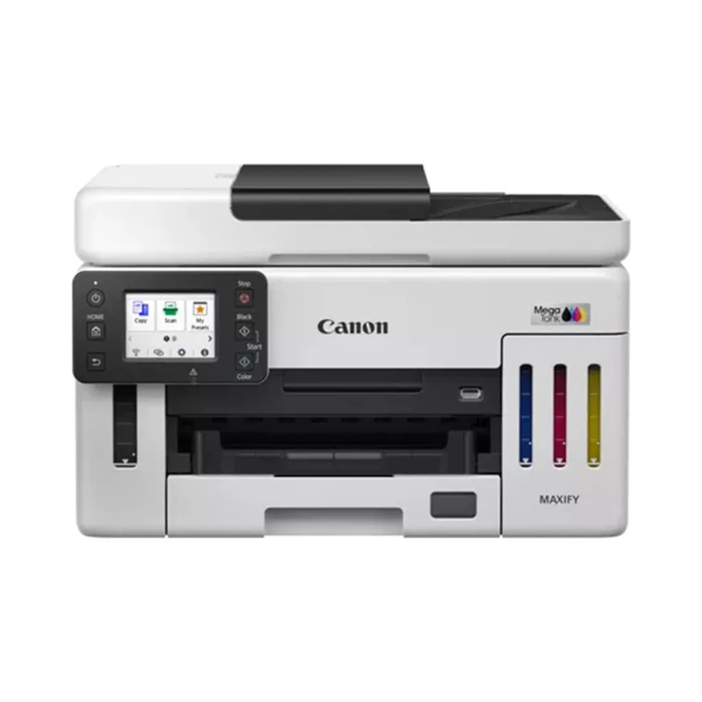 CANON MAXIFY GX6140, Renkli, Mürekkep Mega Tanklı, Yazıcı, Tarayıcı, Wifi, Lan, Duplex, ORİJİNAL MÜREKKEP