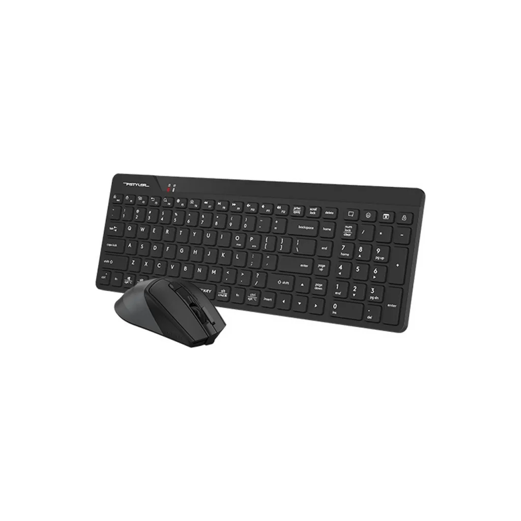 A4 TECH FG2400 AIR2 Siyah, FSTYLER, 2.4Ghz Mini Kablosuz, Türkçe Q, SESSİZ Klavye Mouse Set