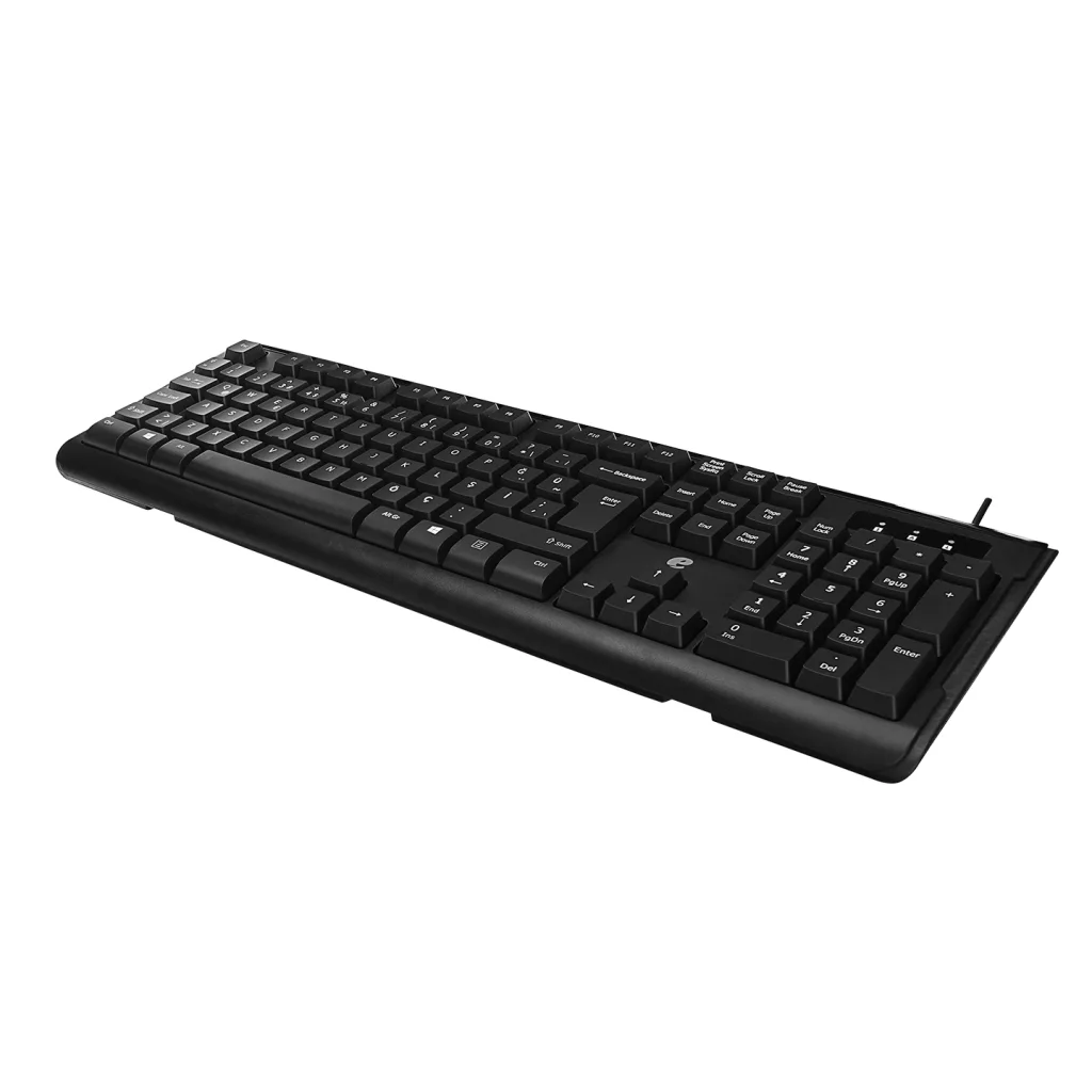 ACER eMachines, EAK9821S, Siyah, USB Kablolu, Türkçe Q, Klavye Mouse Set