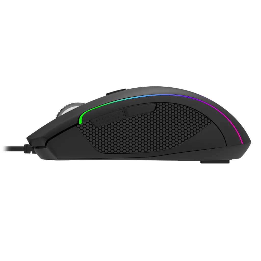 T-DAGGER T-TGM110, LYNX, RGB Backlight, USB Kablolu, 6 Buton, 7200DPI, Gaming Mouse