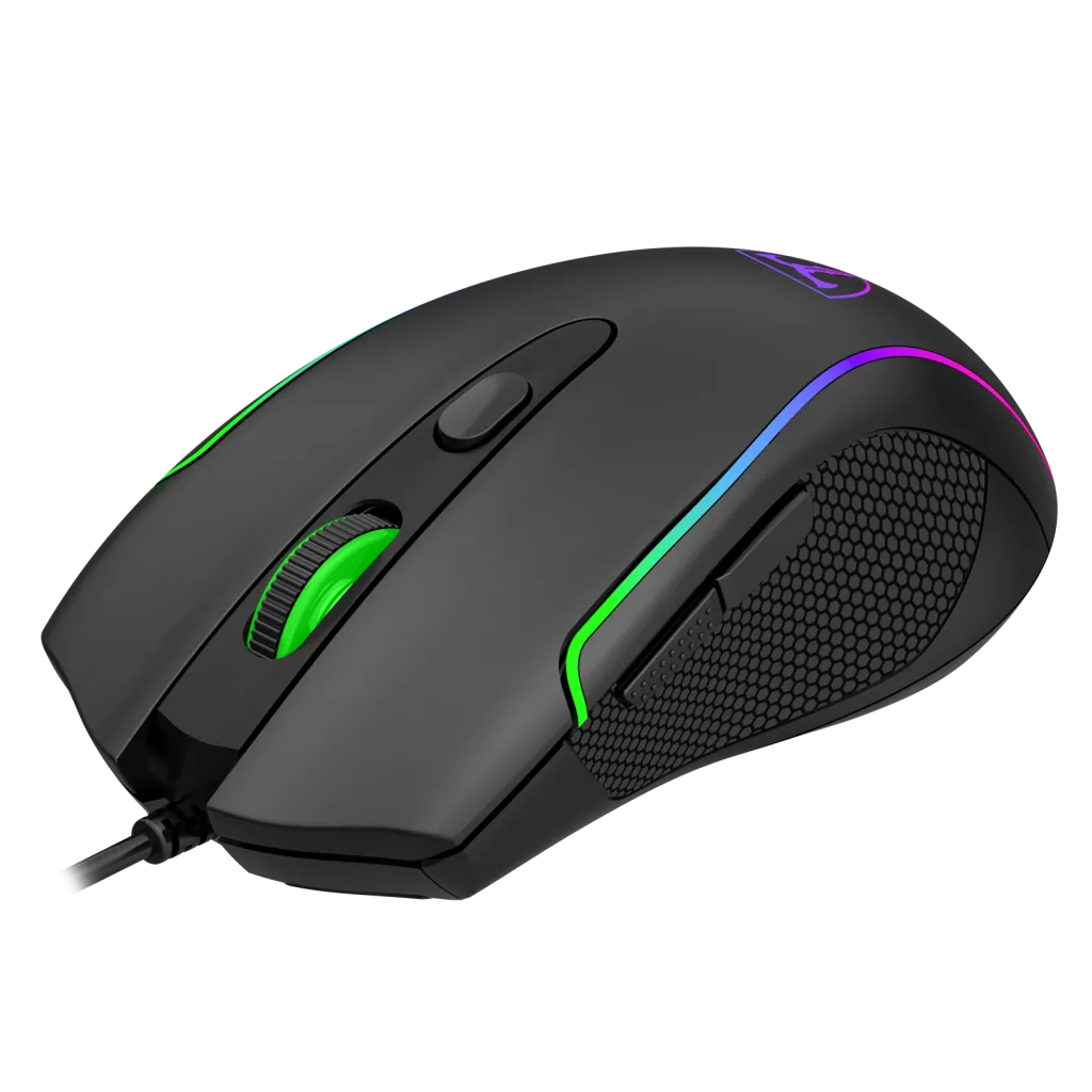 T-DAGGER T-TGM110, LYNX, RGB Backlight, USB Kablolu, 6 Buton, 7200DPI, Gaming Mouse