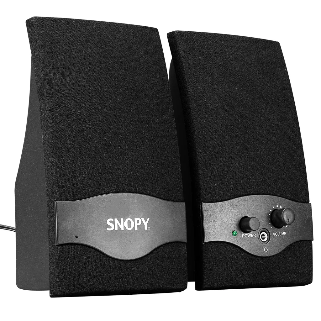 SNOPY SN-84, 4W, 1+1, Masa Üstü, USB, SPEAKER (Siyah)