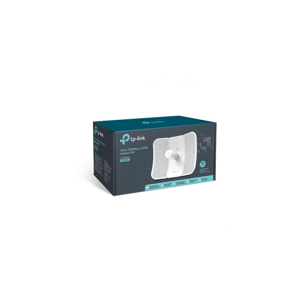 TP-LINK CPE610, 300Mbps, 5Ghz WiFi, 23dbi Anten, Noktadan Noktaya, Dış Mekan, Access Point CPE