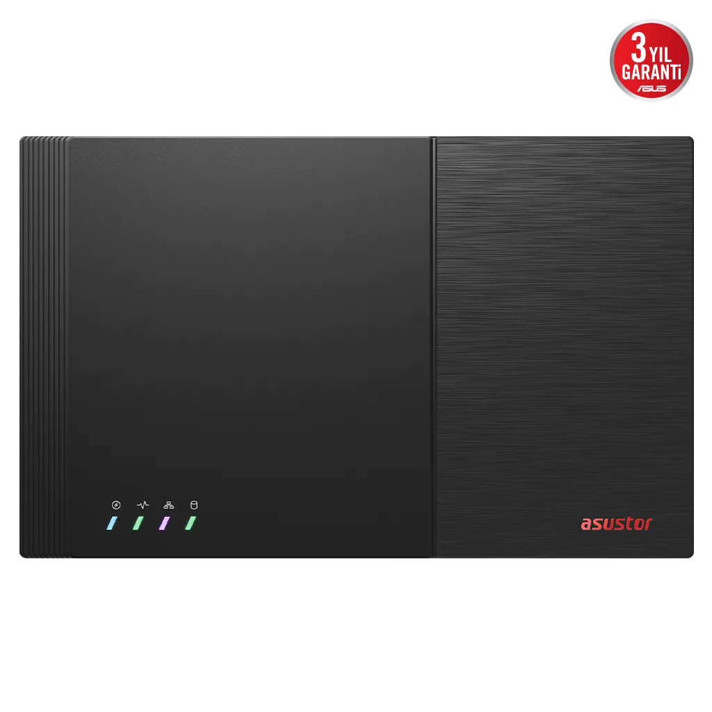 ASUSTOR FS6712X FLASHTOR 12 PRO, Intel N5105 CPU, 4Gb DDR4 Ram, 12xM.2 NVMe Yuvası, HDMI, 10GbE Network, 2xUSB 3.2, 2xUS