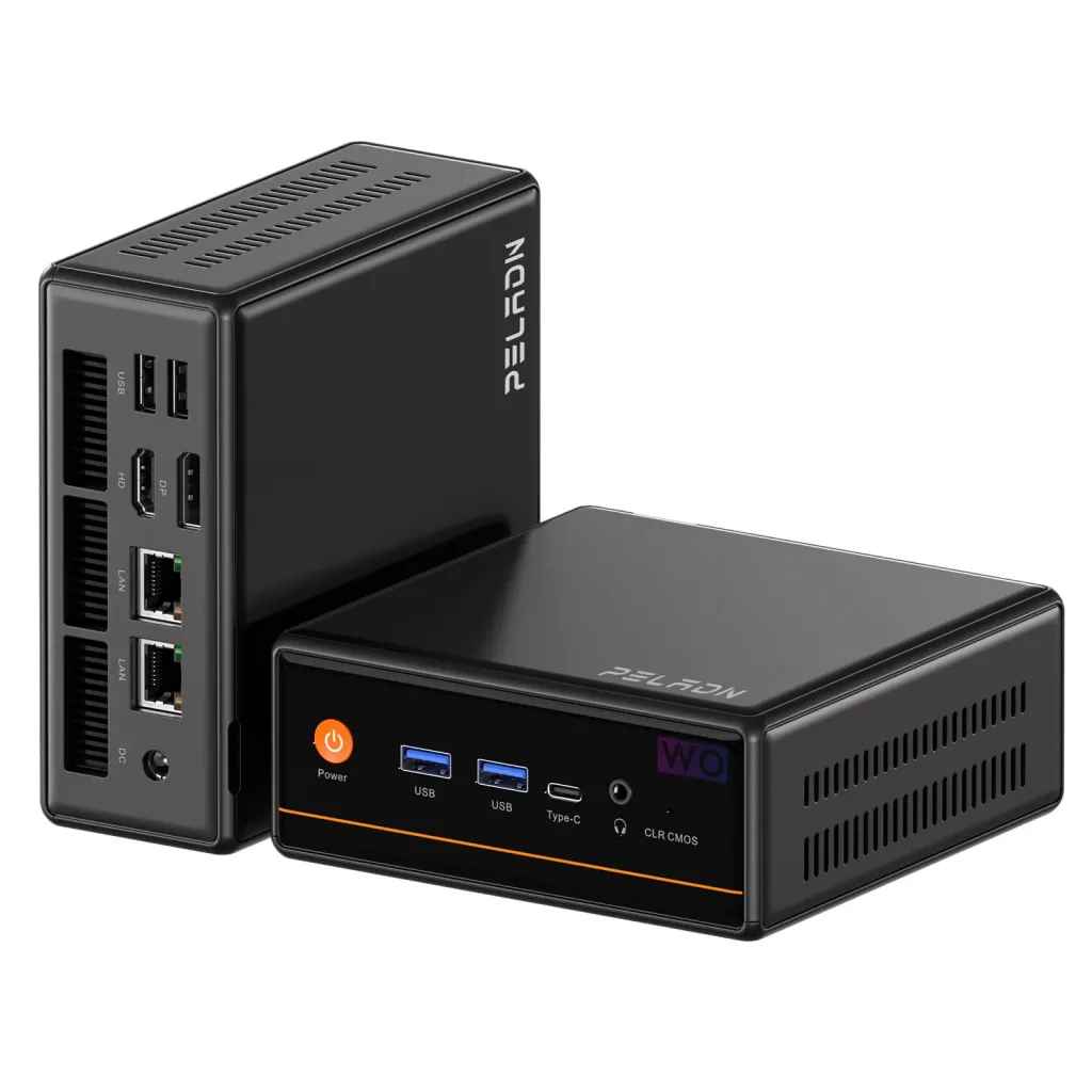 PELADN WO4 Serisi, AMD Ryzen 5 5600H, 16Gb Ram, 512Gb SSD, 1xHDMI, 1xDP, 4xUSB, 1xType-C, 2xLAN, Paylaşımlı Ekran Kartı,