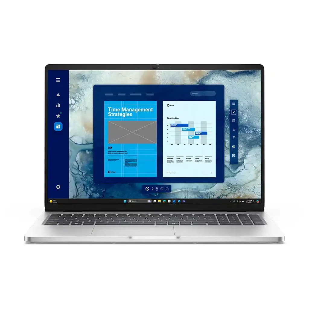 DELL Pro 16 PC16250-BTO107-U Ultra 7-255U, 16" FHD, 16Gb Ram, 512Gb SSD, Paylaşımlı Ekran Kartı, Free Dos Notebook