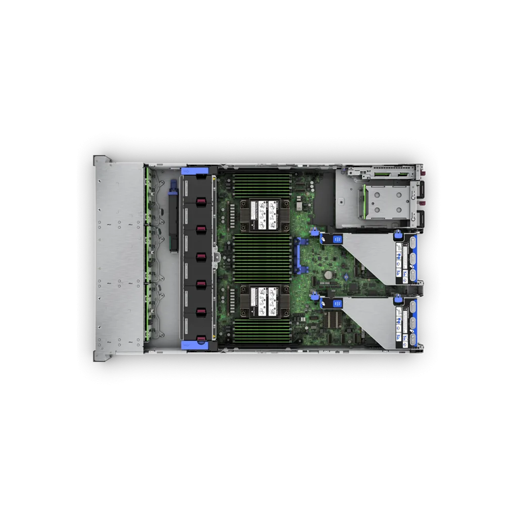 HP P71674-425, DL380, GEN11, Intel Xeon Silver 4510, 2x32Gb DDR5 RDIMM Ram, 2x960Gb SSD Disk, MR408i-o NC 8SFF, 2x1000W