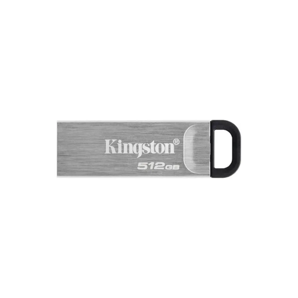 KINGSTON DTKN/512GB USB 3.2 Data Traveler Kyson Flash Disk (Siyah-Gri)