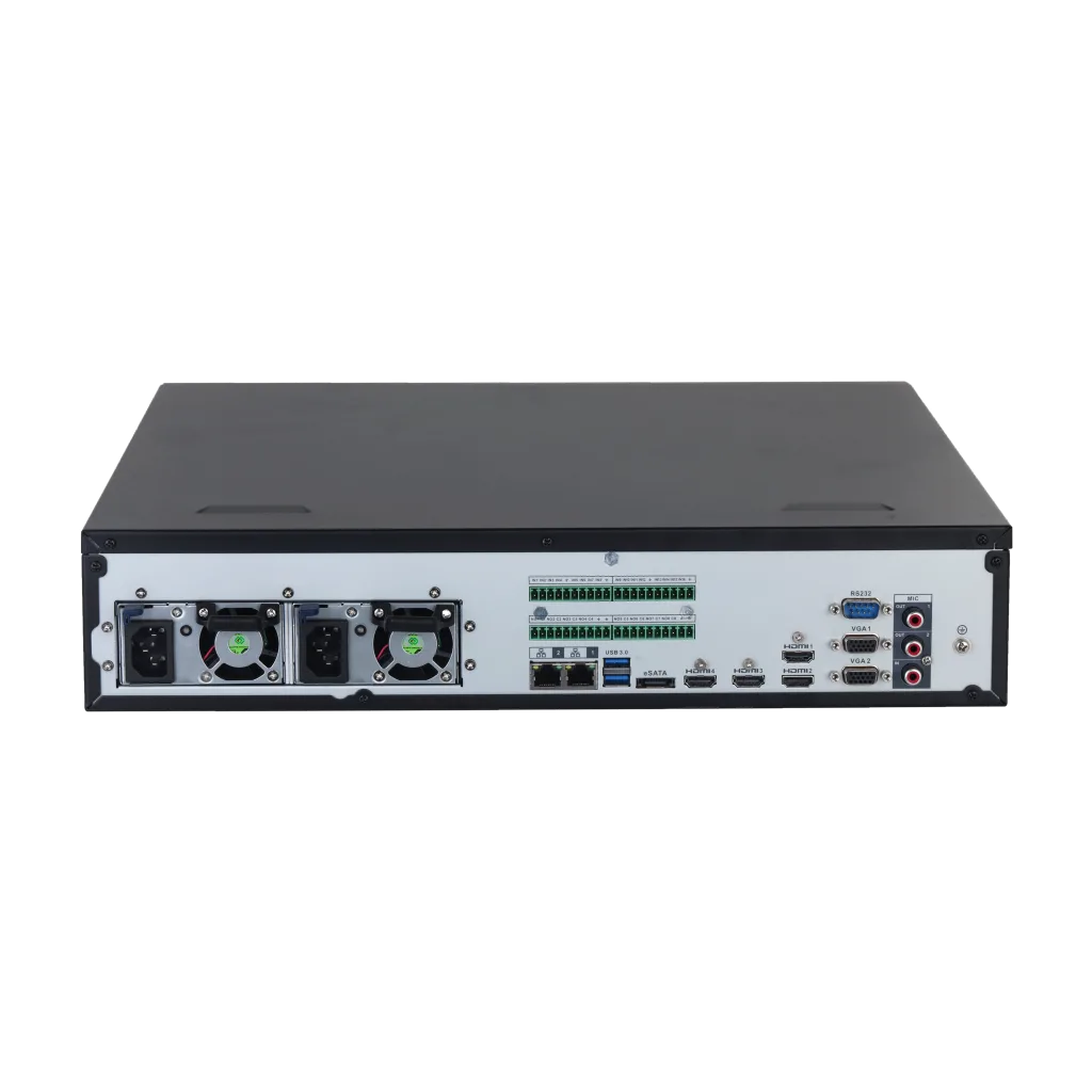 DAHUA NVR608RH-128-XI, 128Kanal, 32Mpix, H265+, 8 HDD, 1080P Kayıt, 1280 Mbps Bant Genişliği, 2 Port 2500 Mbps LAN, RAID
