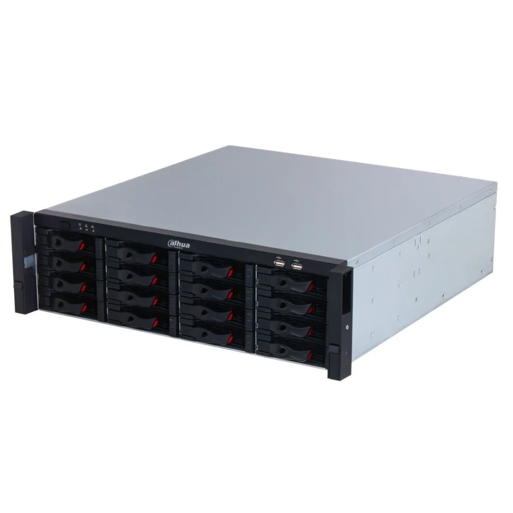 DAHUA NVR616H-128-XI, 128Kanal, 32Mpix, H265+, 16 HDD, 1080P Kayıt, 1024 Mbps Bant Genişliği, 4 Port 2500 Mbps LAN, RAID