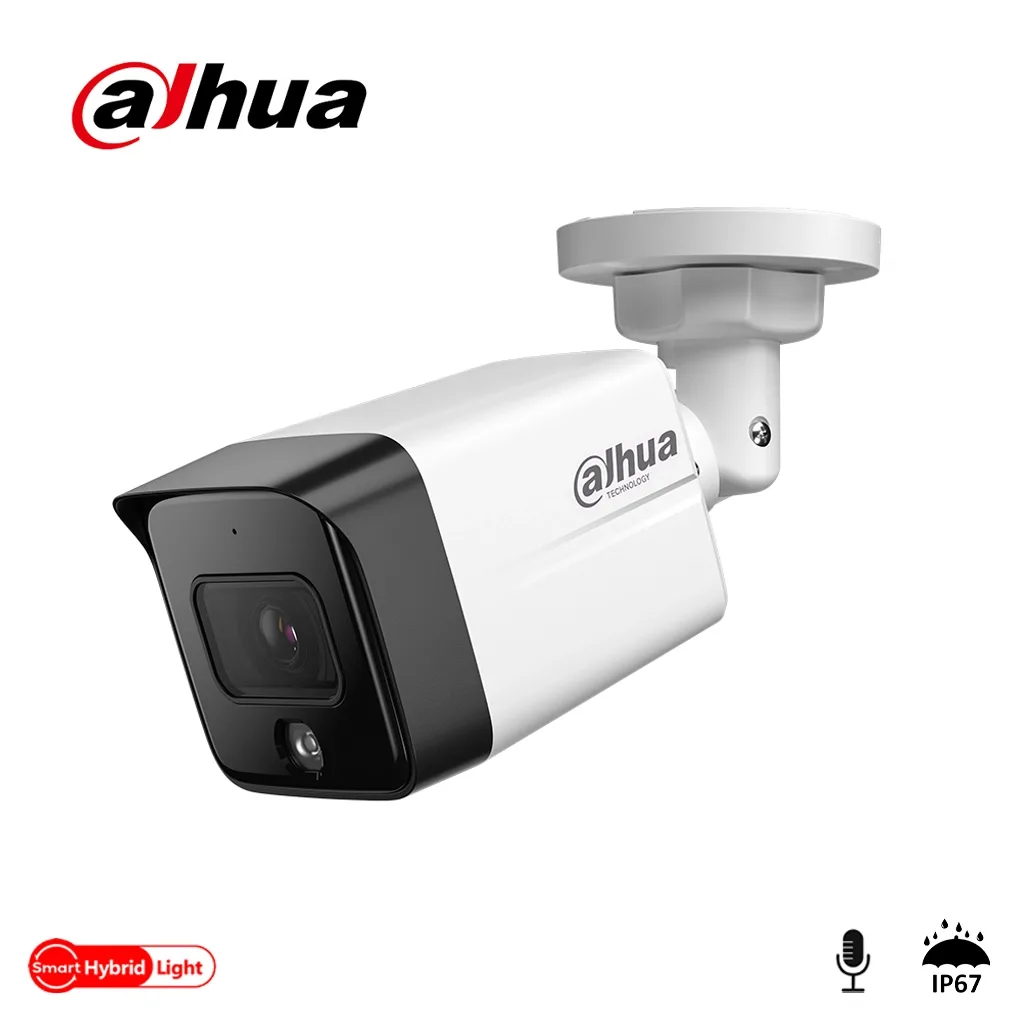 DAHUA IPC-HFW1239TC1-SA-IL-0280B, 2Mpix, 2,8mm Lens, SD Kart, Smart Dual Light, H265+, 30Mt Gece Görüşü, Dahili Mikrofon