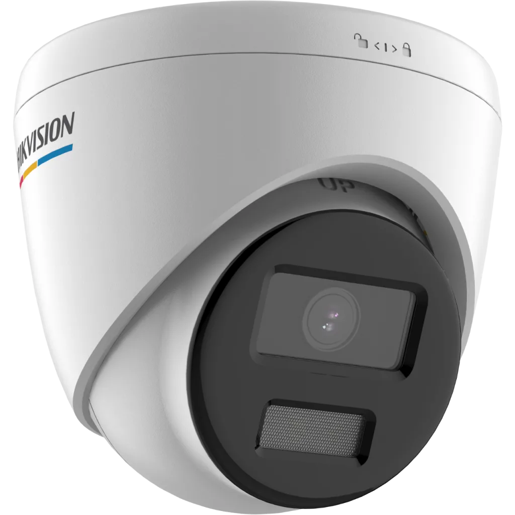 HIKVISION DS-2CD1343G2-LIUF 4Mpix, 2,8mm Lens, H265+, 30Mt Gece Görüşü, Hybrid Light, PoE, Mikrofonlu Dome IP Kamera
